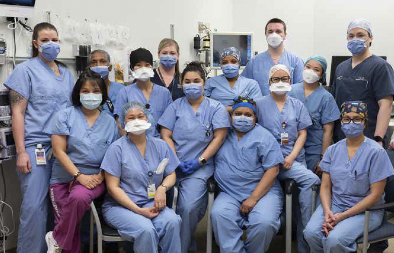Group photo of Emergency Department team