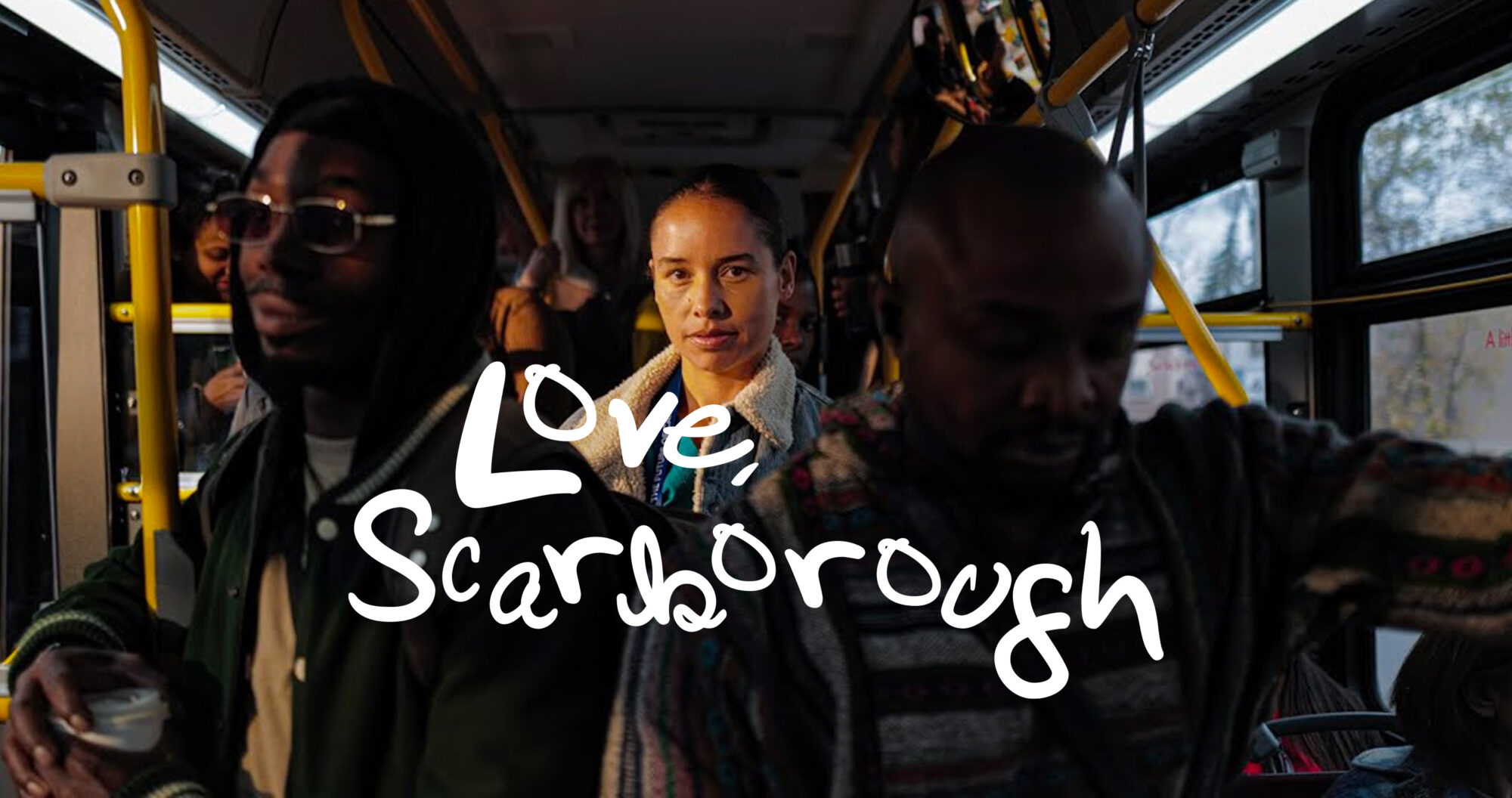 A still from the Love, Scarborough video