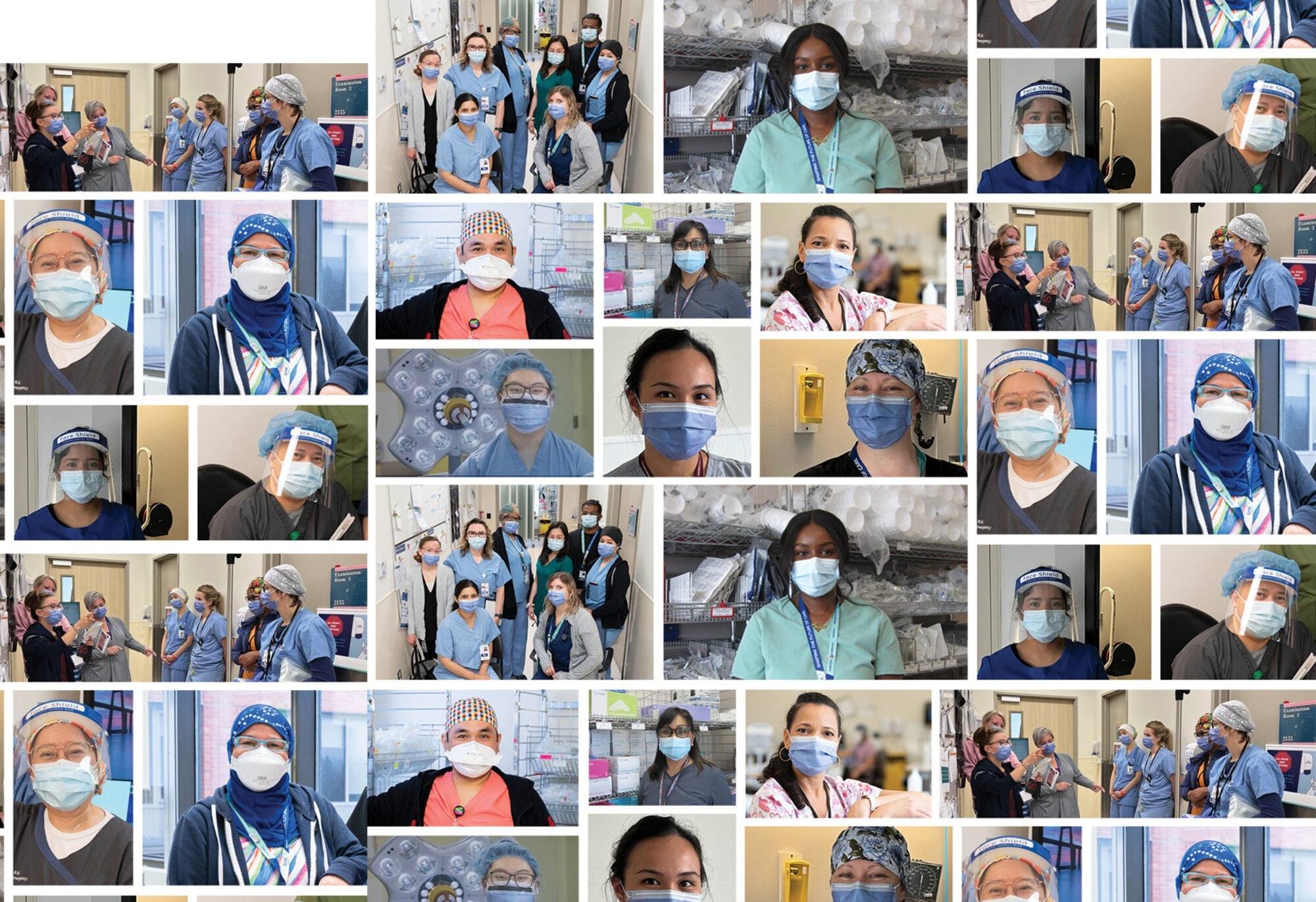 Collage of SHN nurses